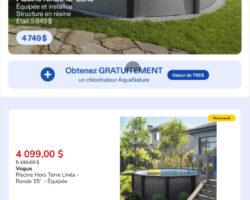 Circulaire Club Piscine