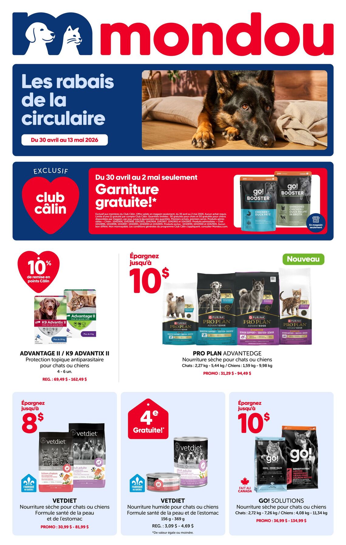 Circulaire Mondou