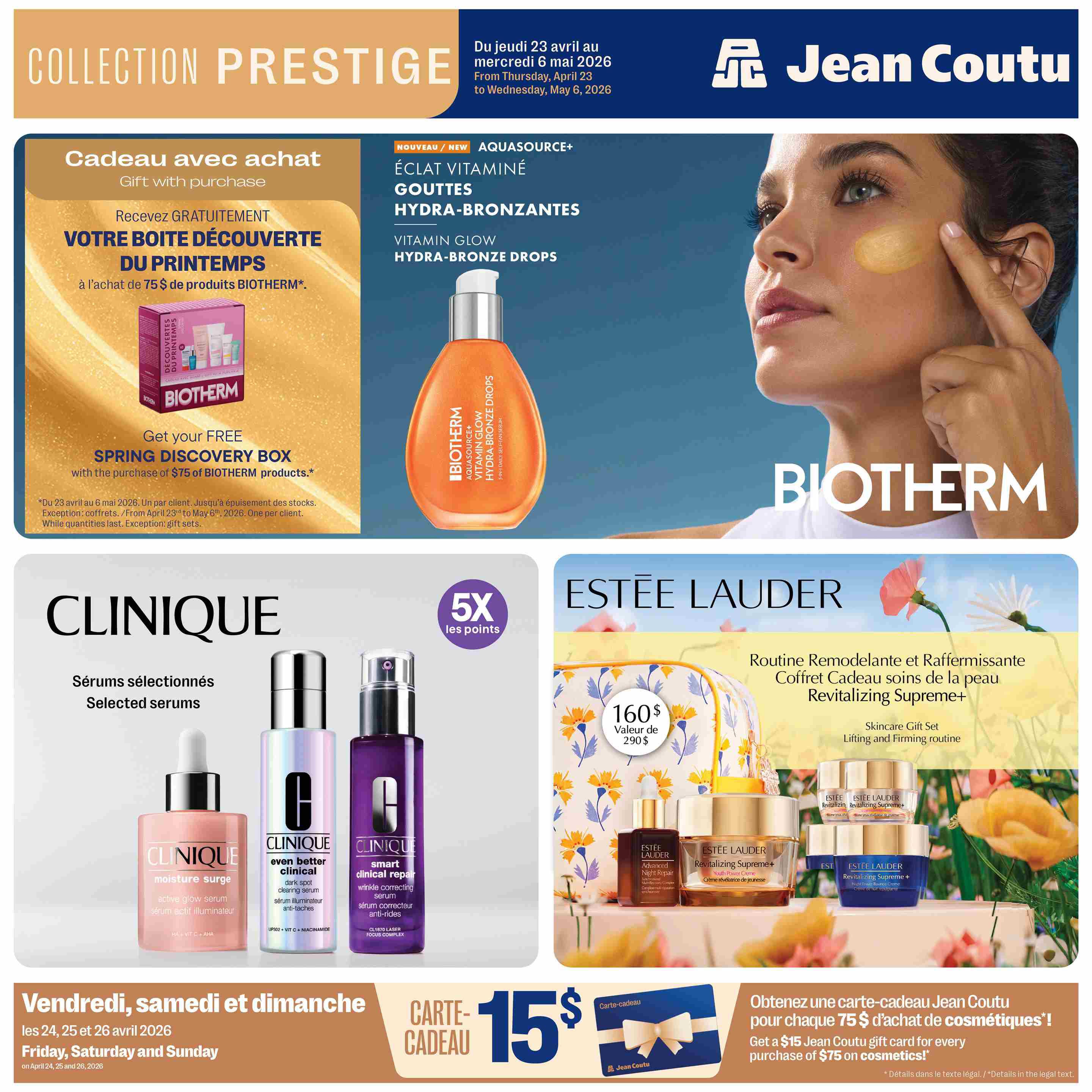 Circulaire Jean Coutu Beaute 23.04.2026