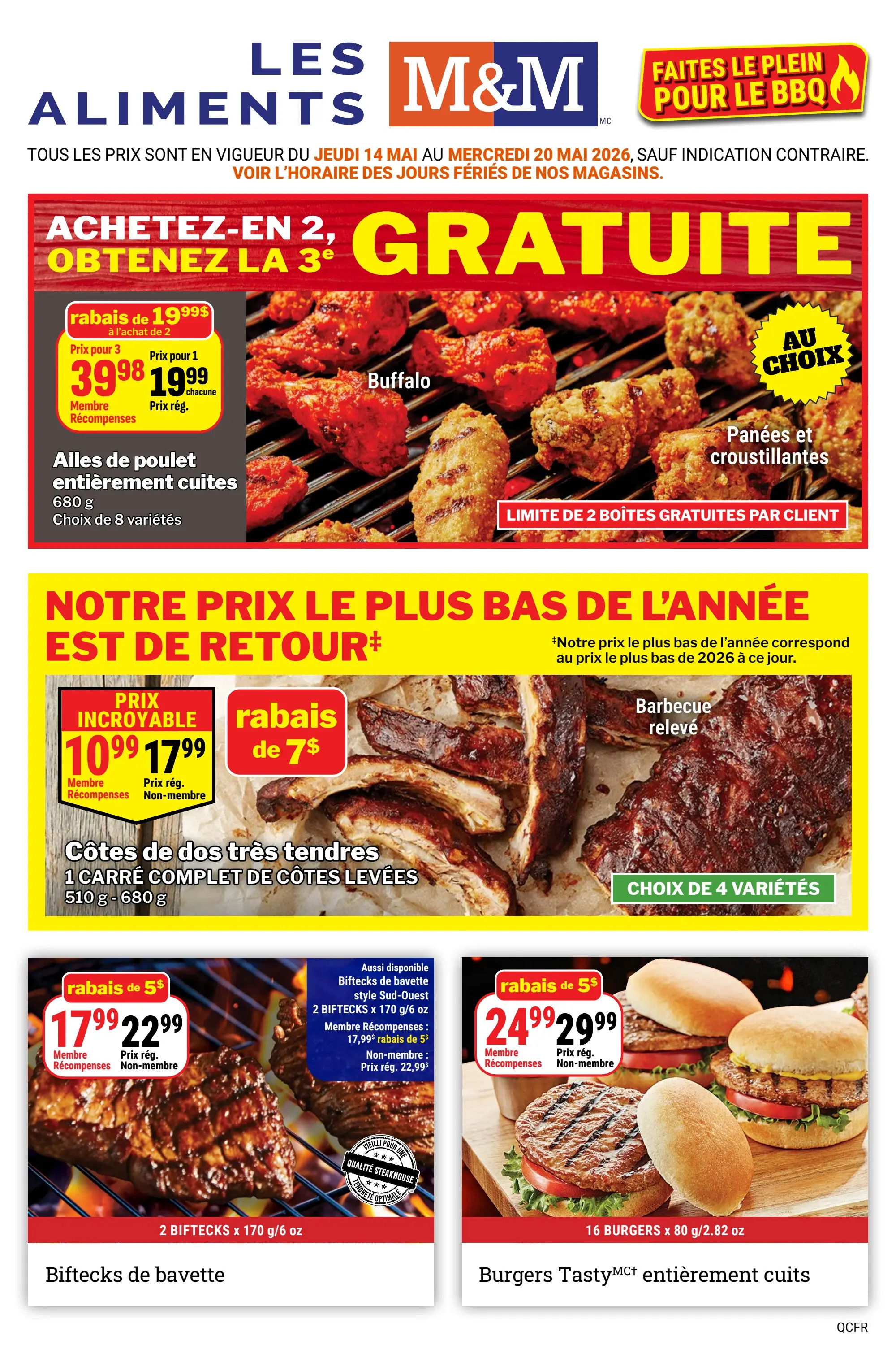 Circulaire Les Aliments M&M