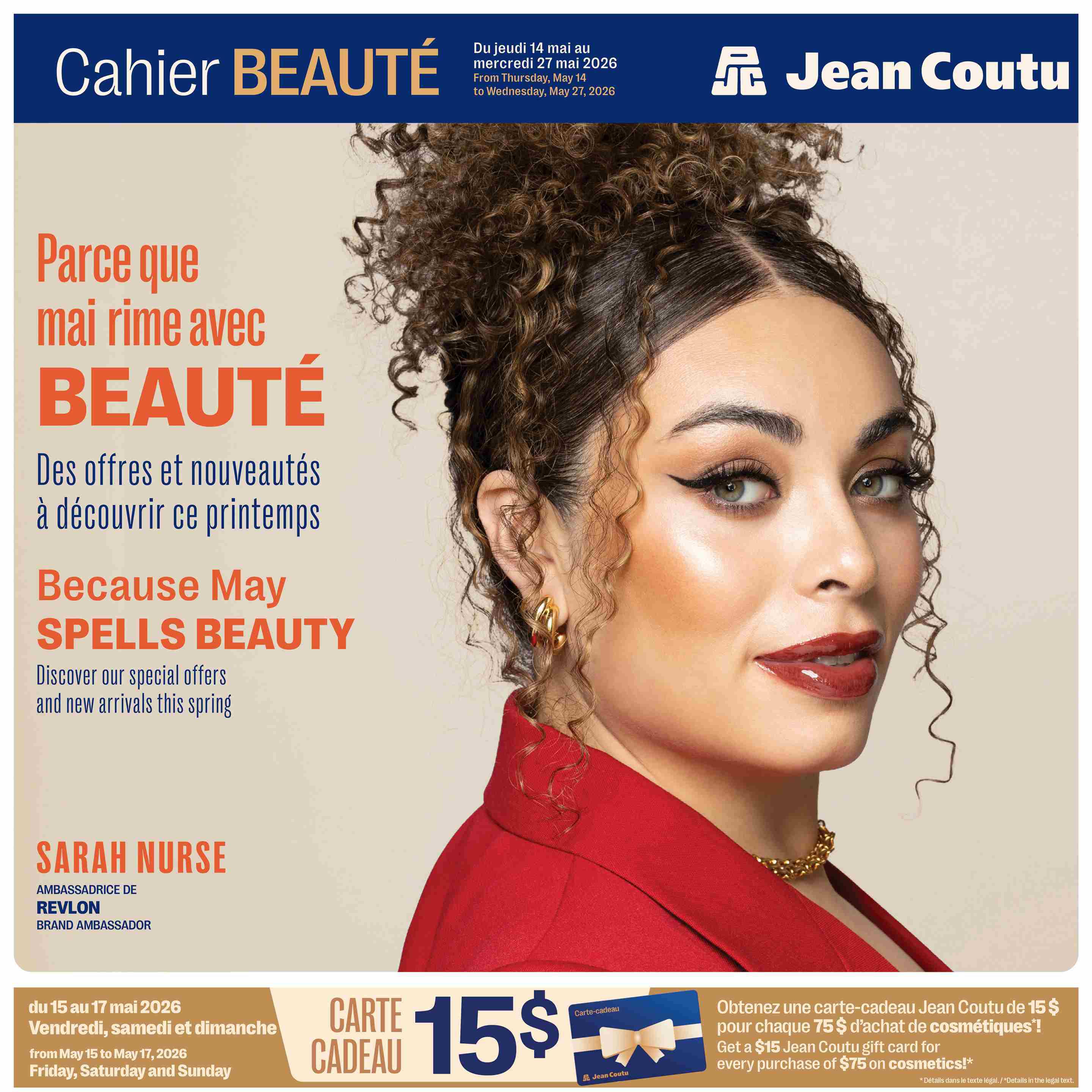 Circulaire Jean Coutu Beaute 14.05.2026