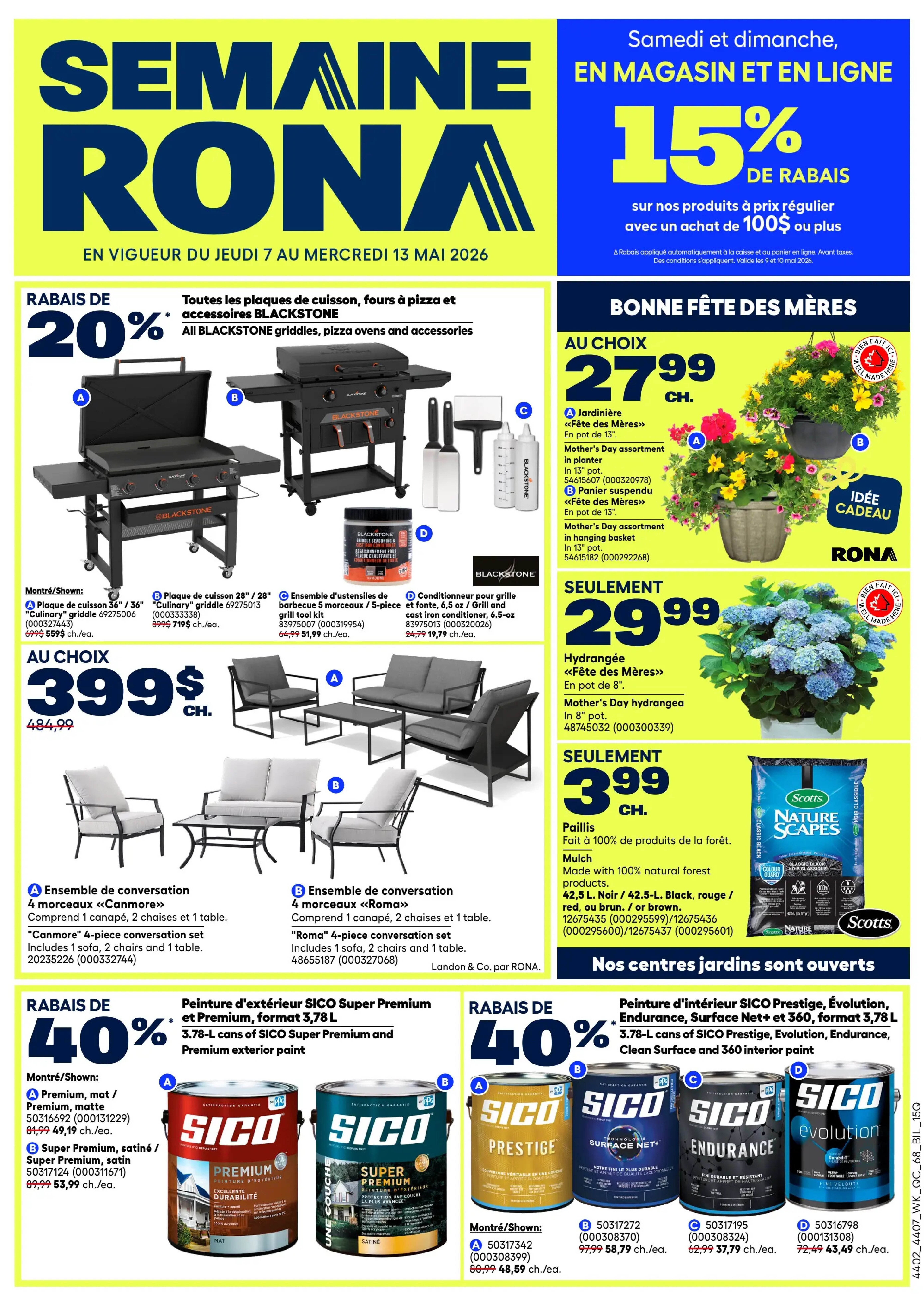 Circulaire Rona