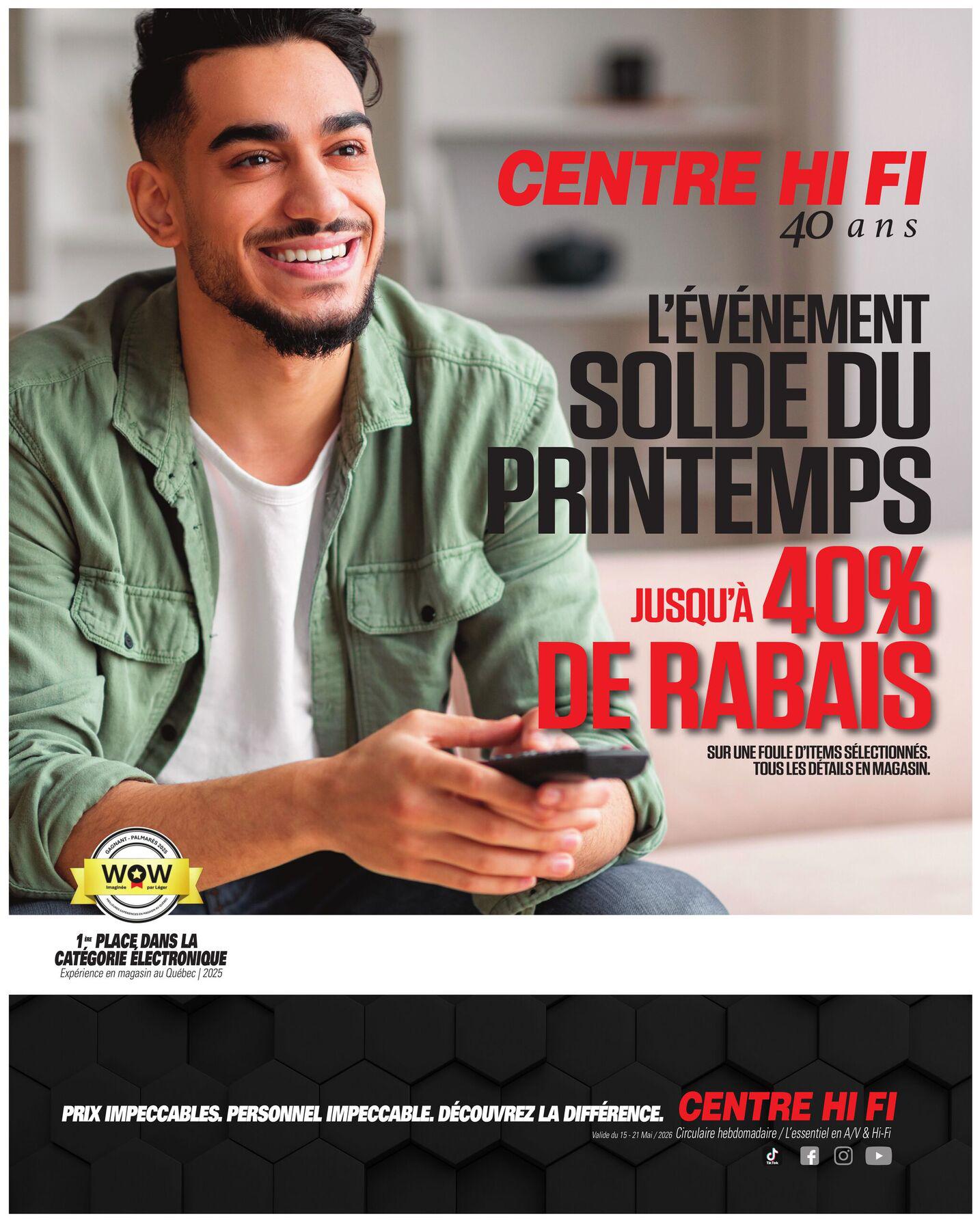 Circulaire Centre HI-FI