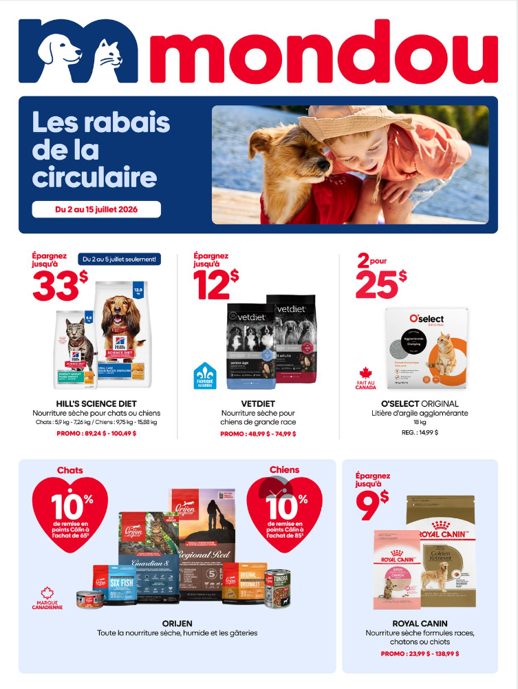 Circulaire Mondou
