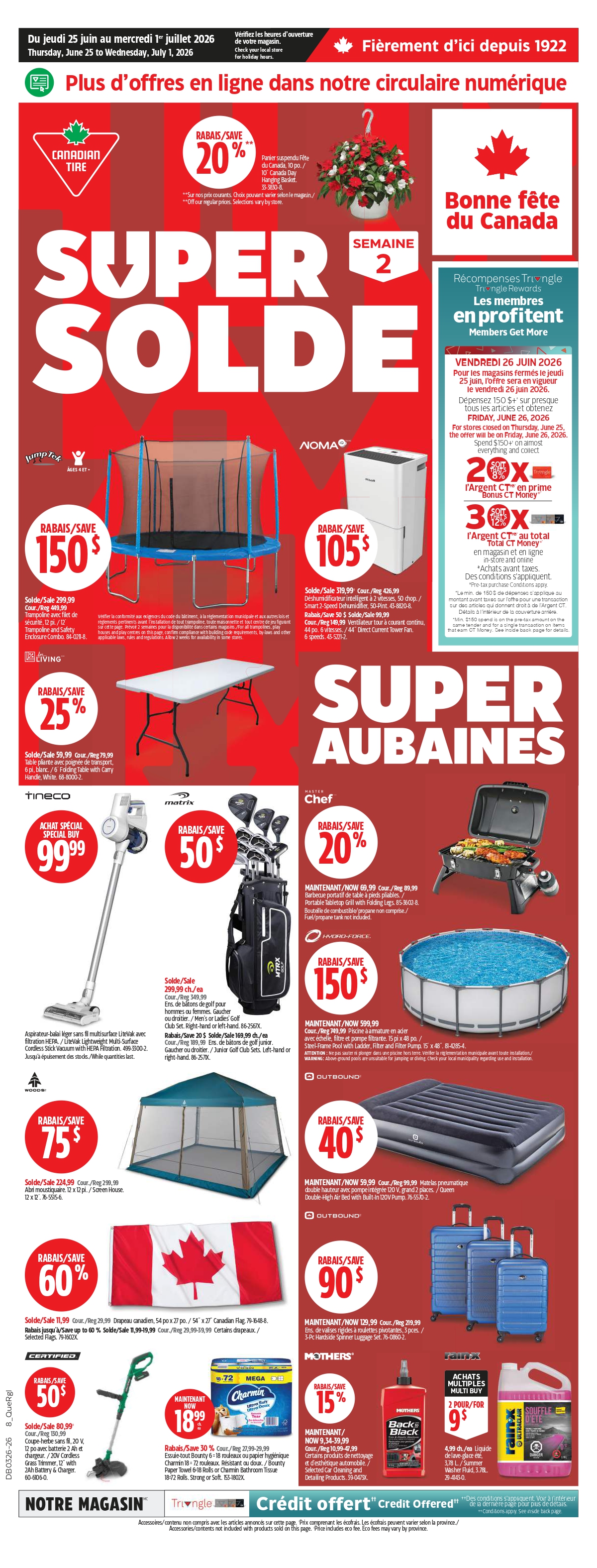 Circulaire Canadian Tire 25.06.2026