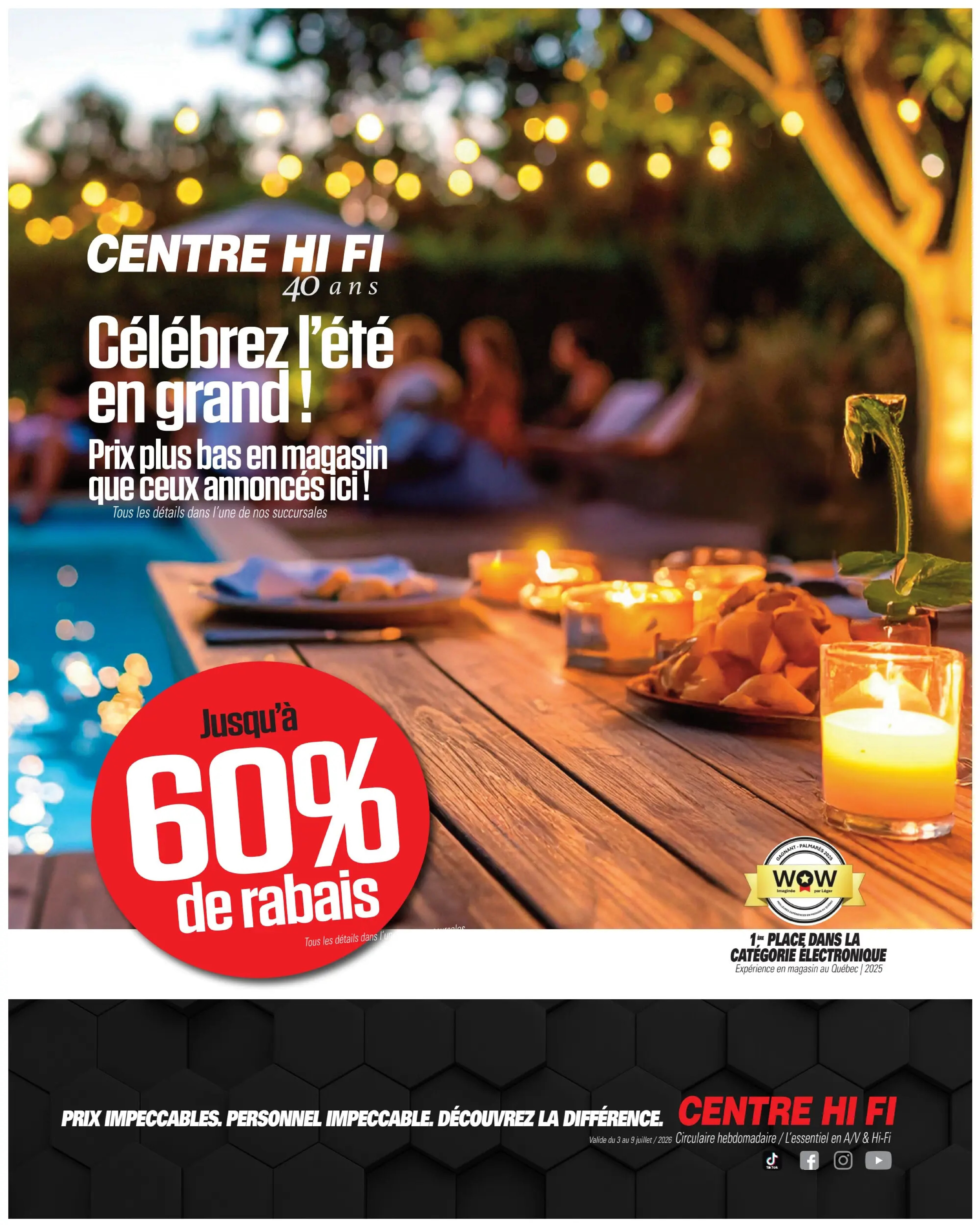 Circulaire Centre HI-FI