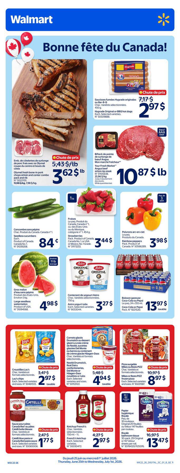 Circulaire Walmart 25.06.2026