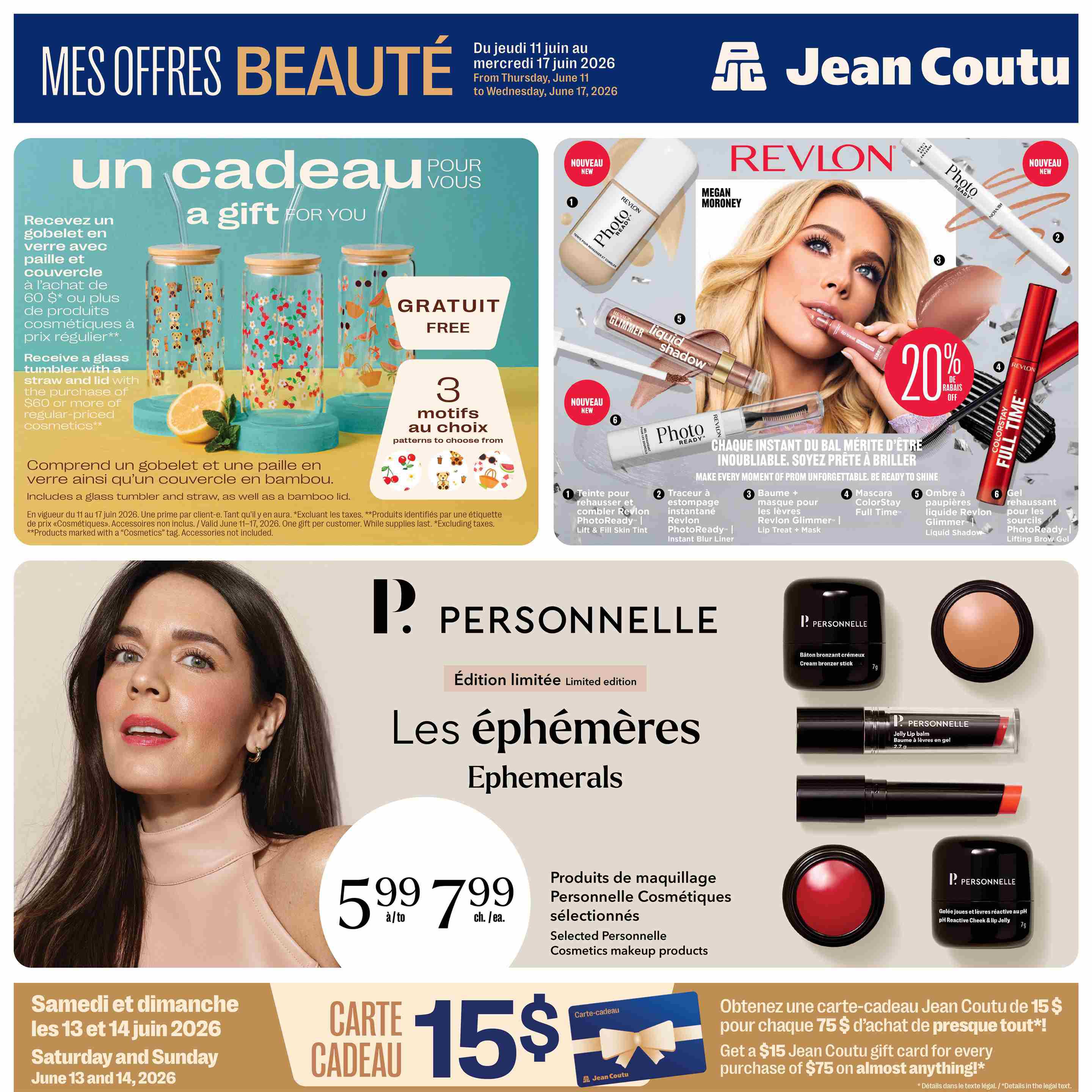 Circulaire Jean Coutu Beaute 11.06.2026