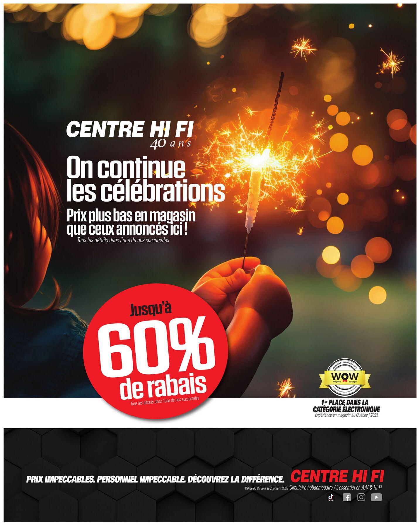 Circulaire Centre HI-FI