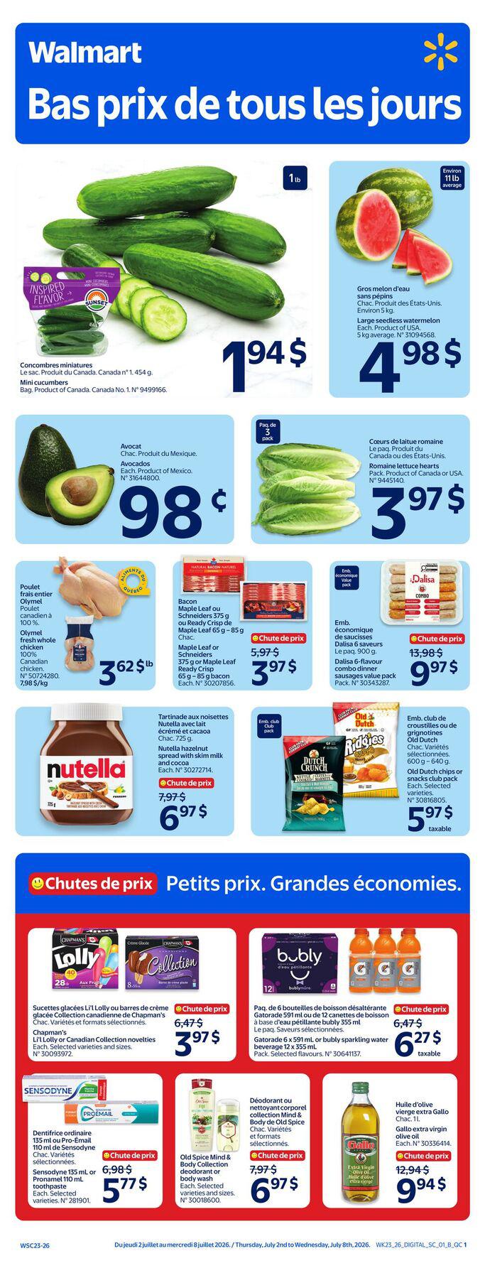 Circulaire Walmart 02.07.2026