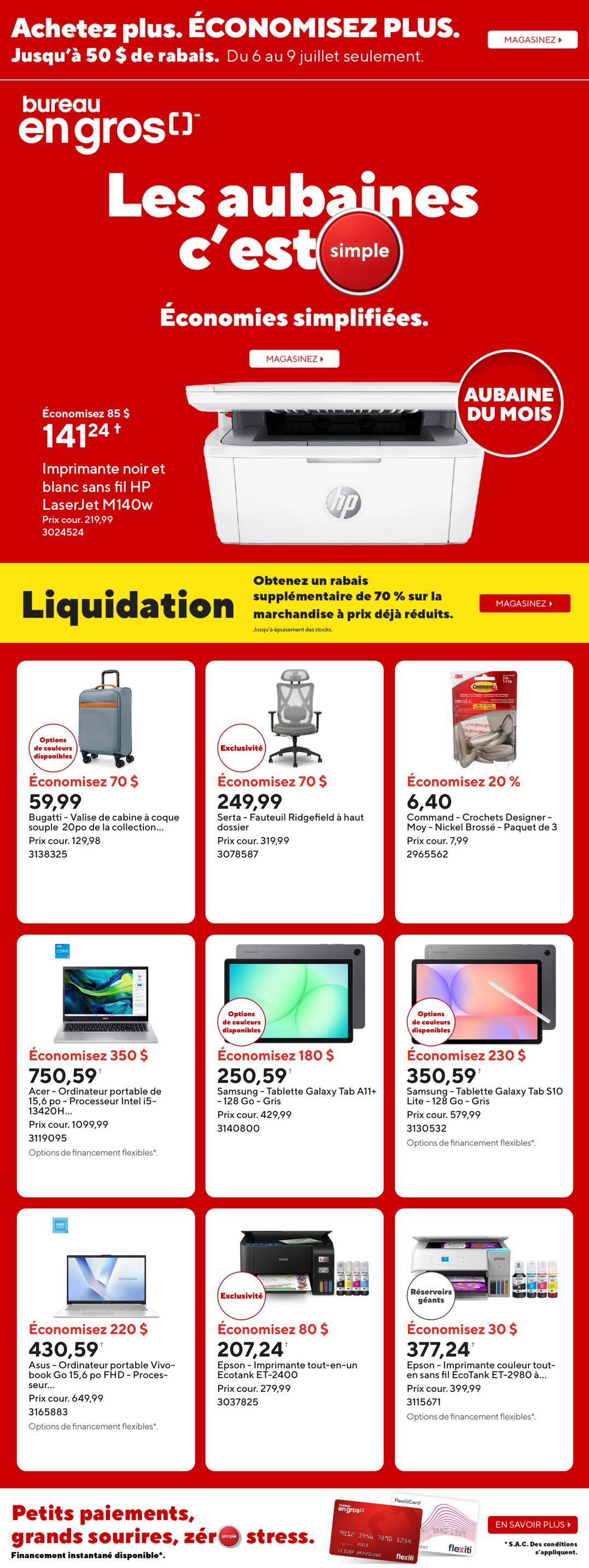 Bureau en Gros Circulaire