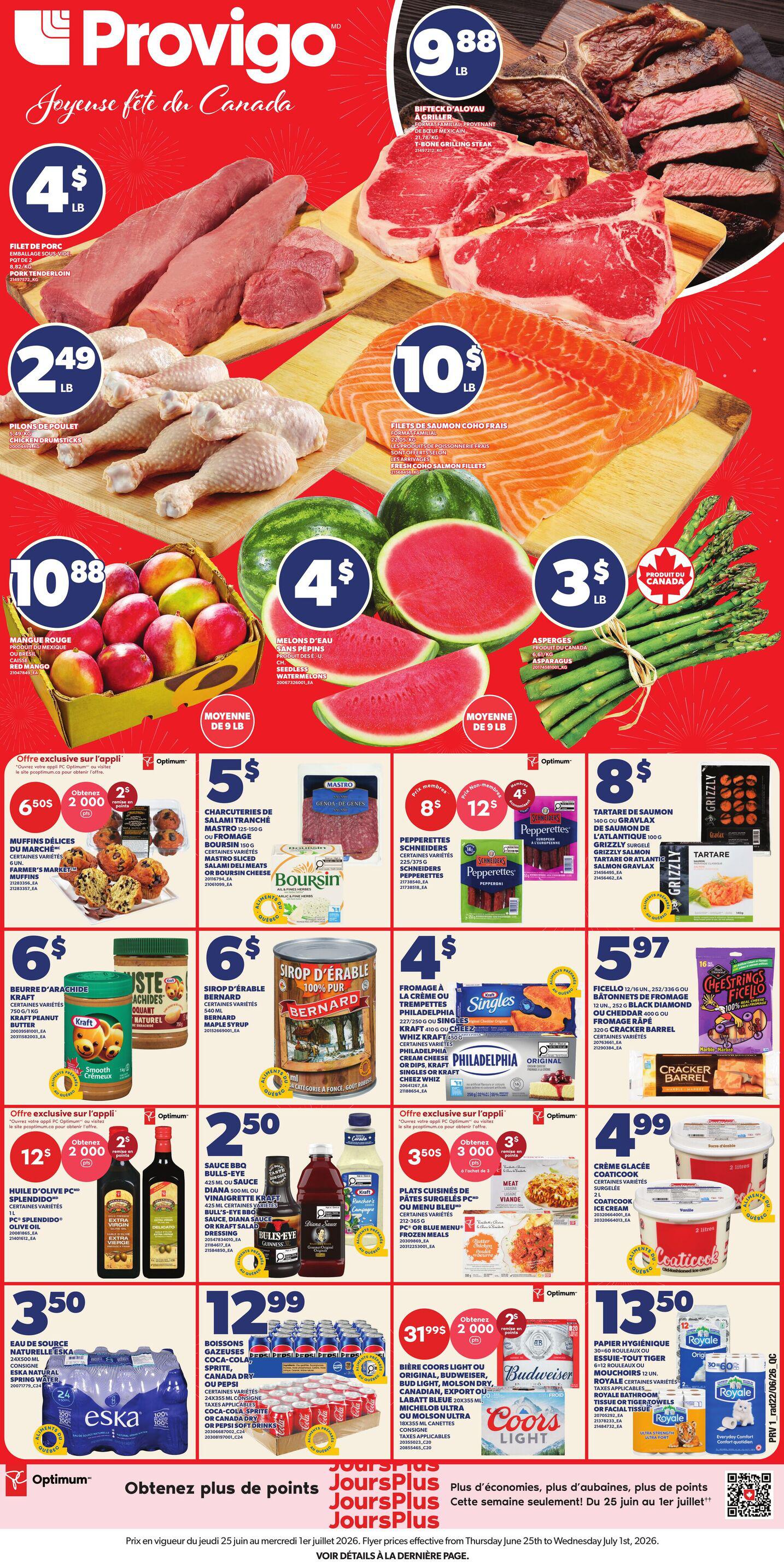 Circulaire Provigo 25.06.2026