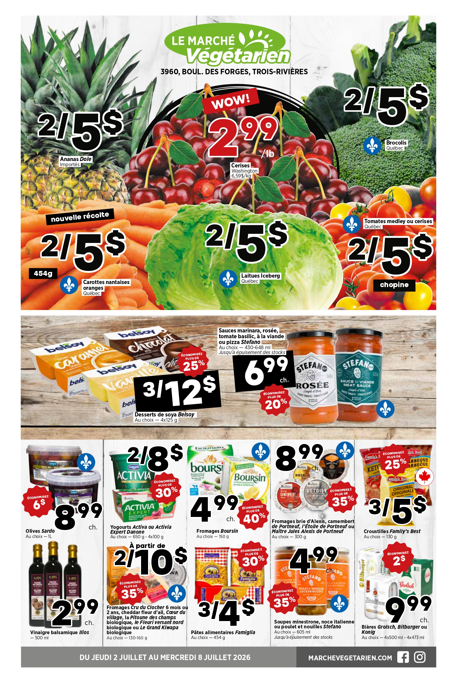 Circulaire Marché Végétarien