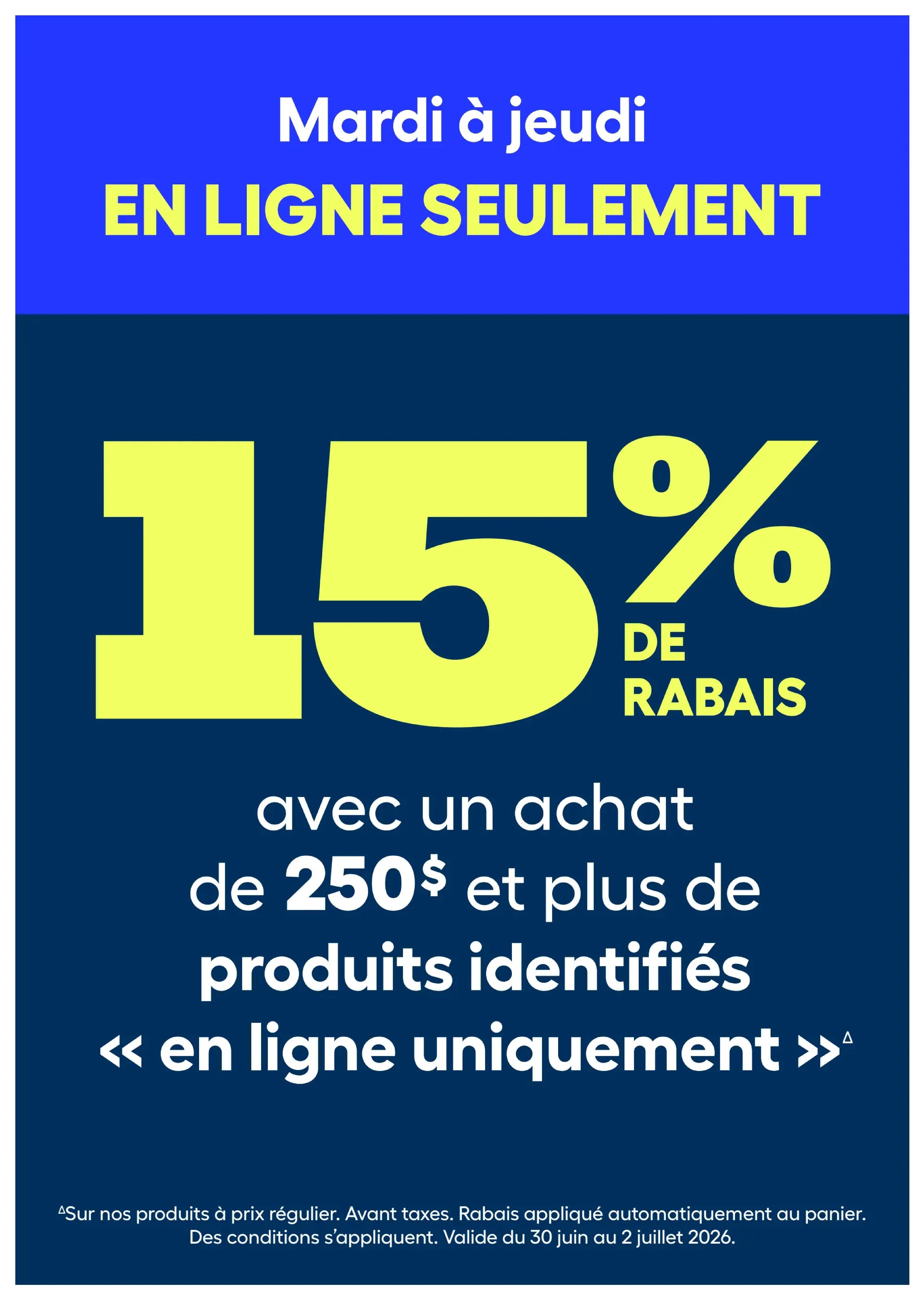 Circulaire Rona