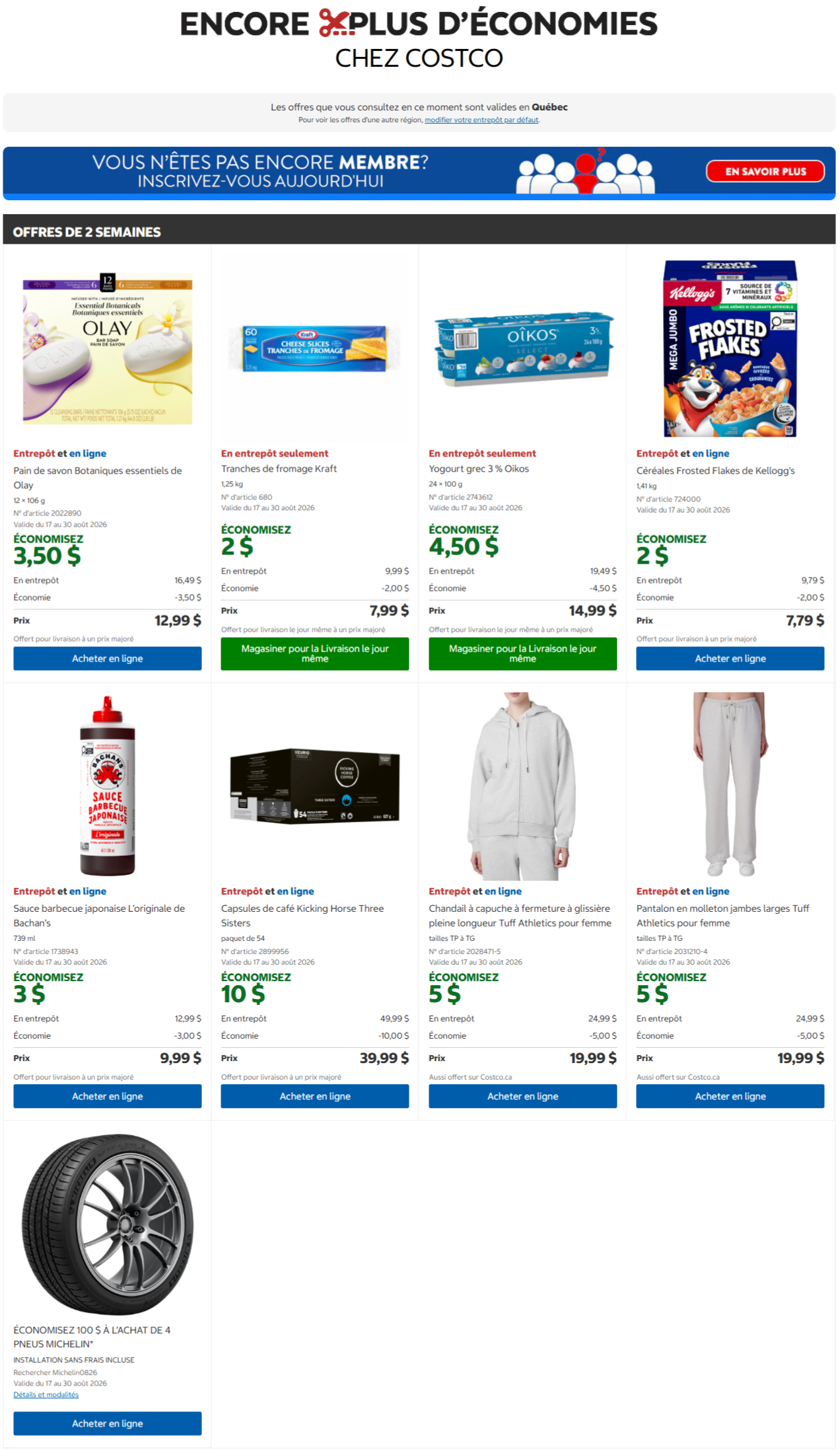 Circulaire Costco