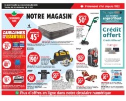 Circulaire Canadian Tire 16.07.2026