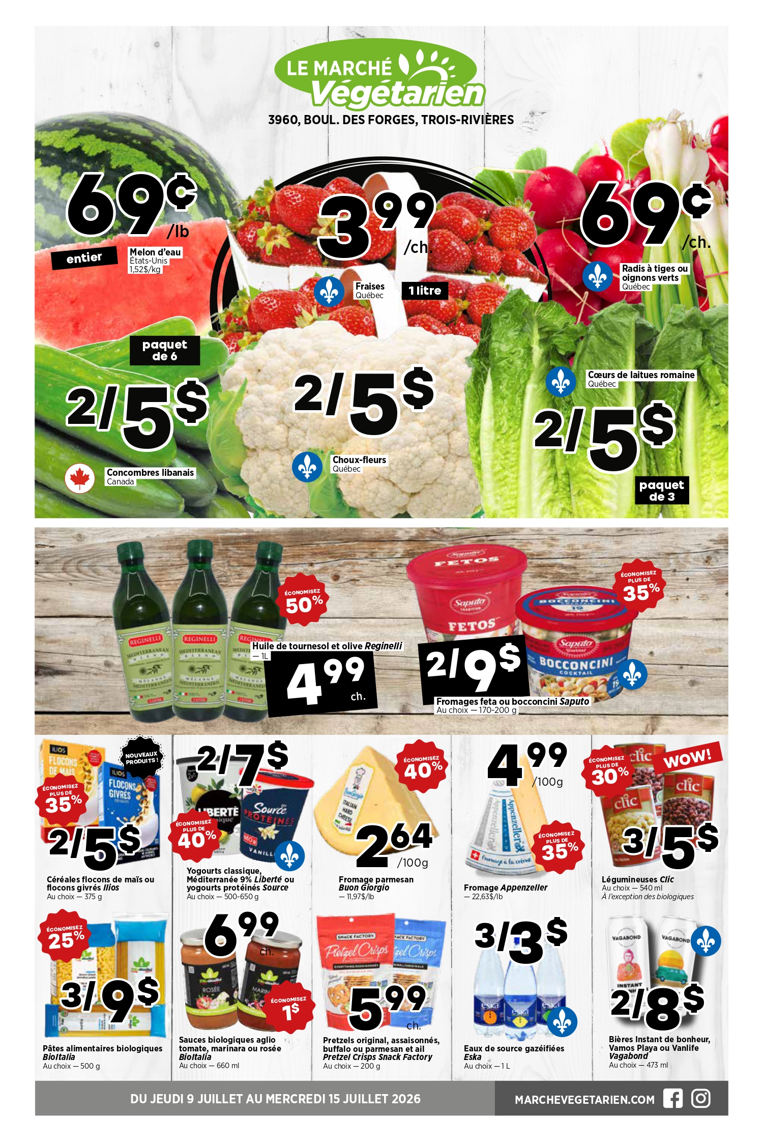 Circulaire Marché Végétarien