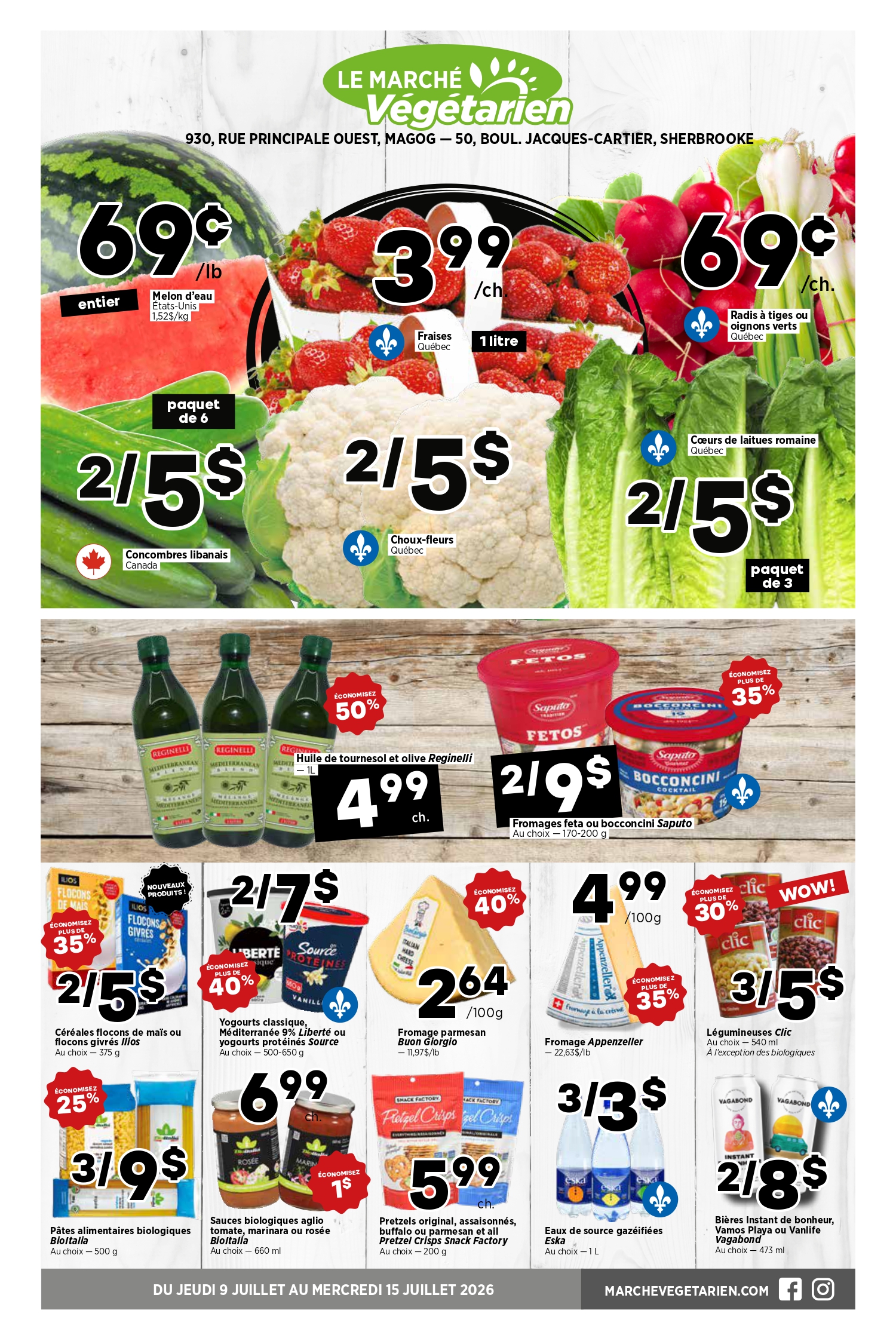 Circulaire Marché Végétarien