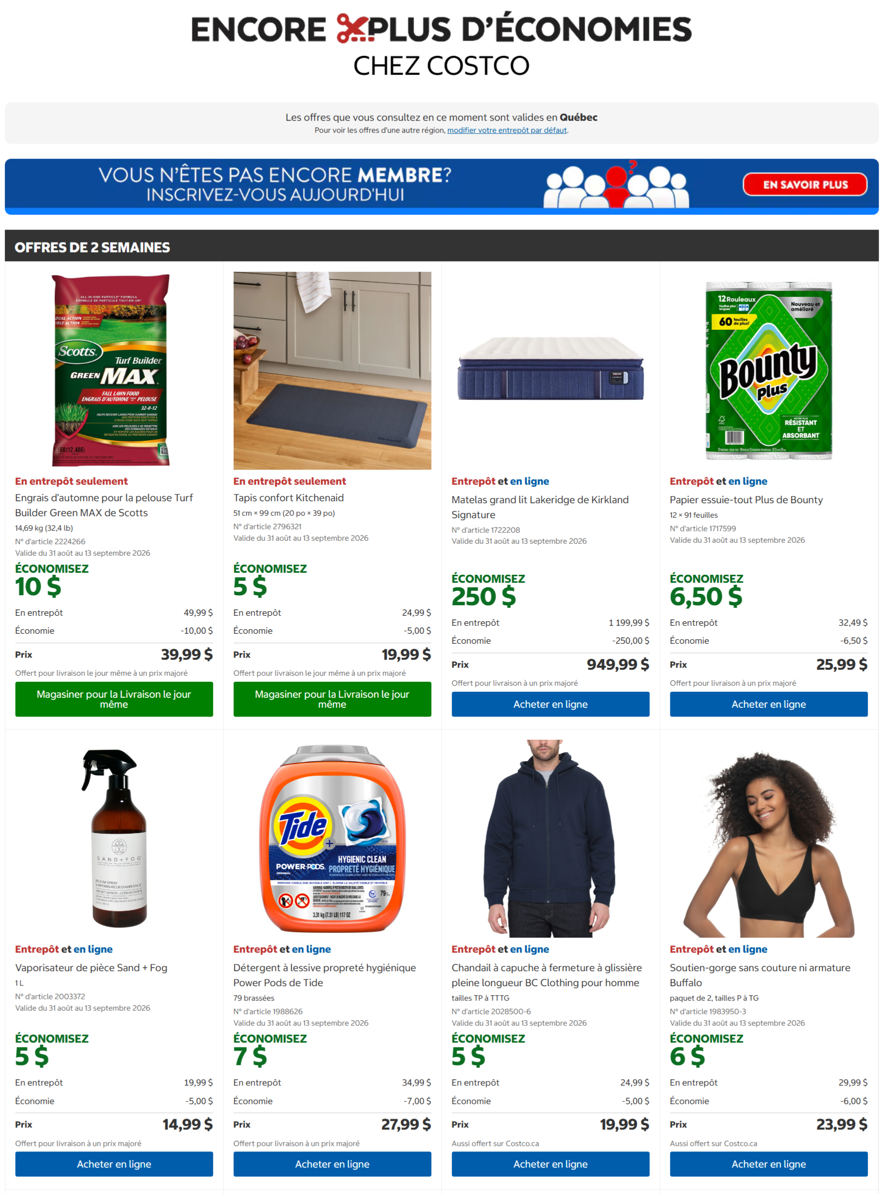 Circulaire Costco