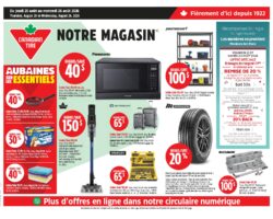 Circulaire Canadian Tire 20.08.2026