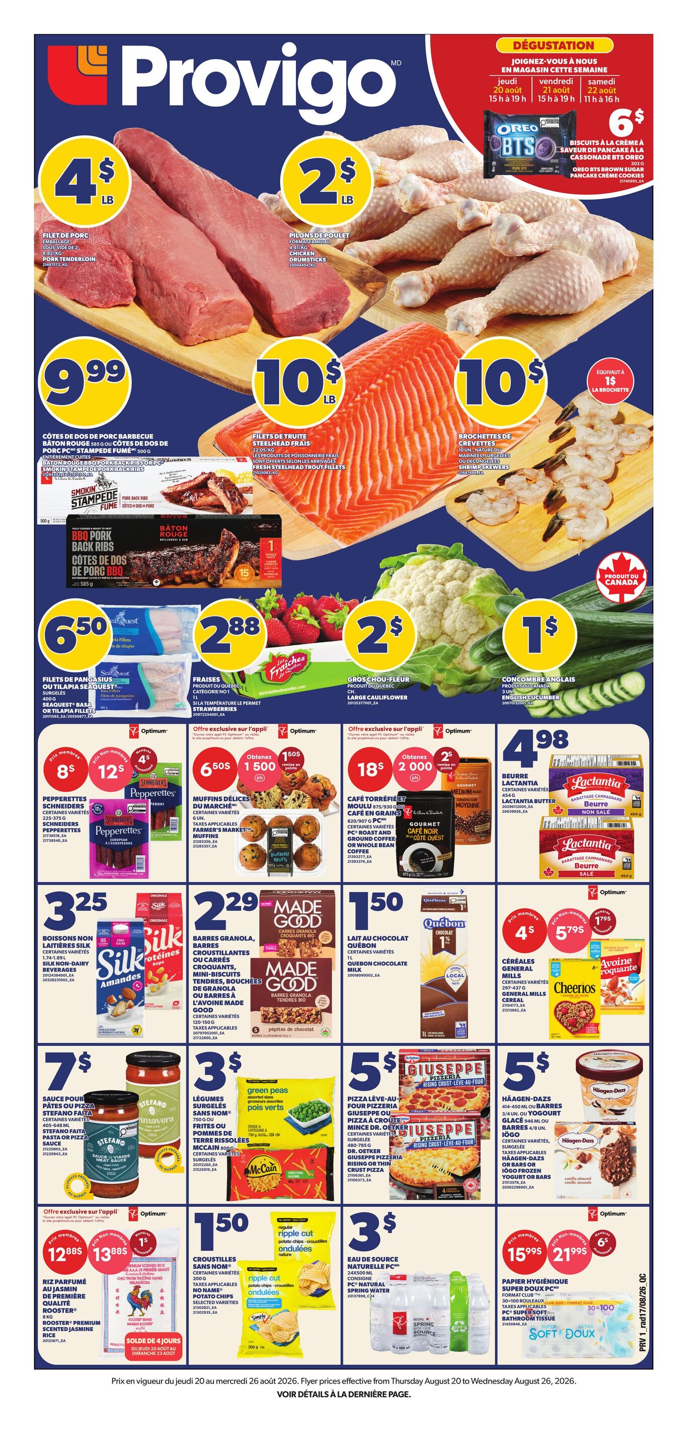 Circulaire Provigo 20.08.2026