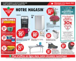 Circulaire Canadian Tire 10.09.2026
