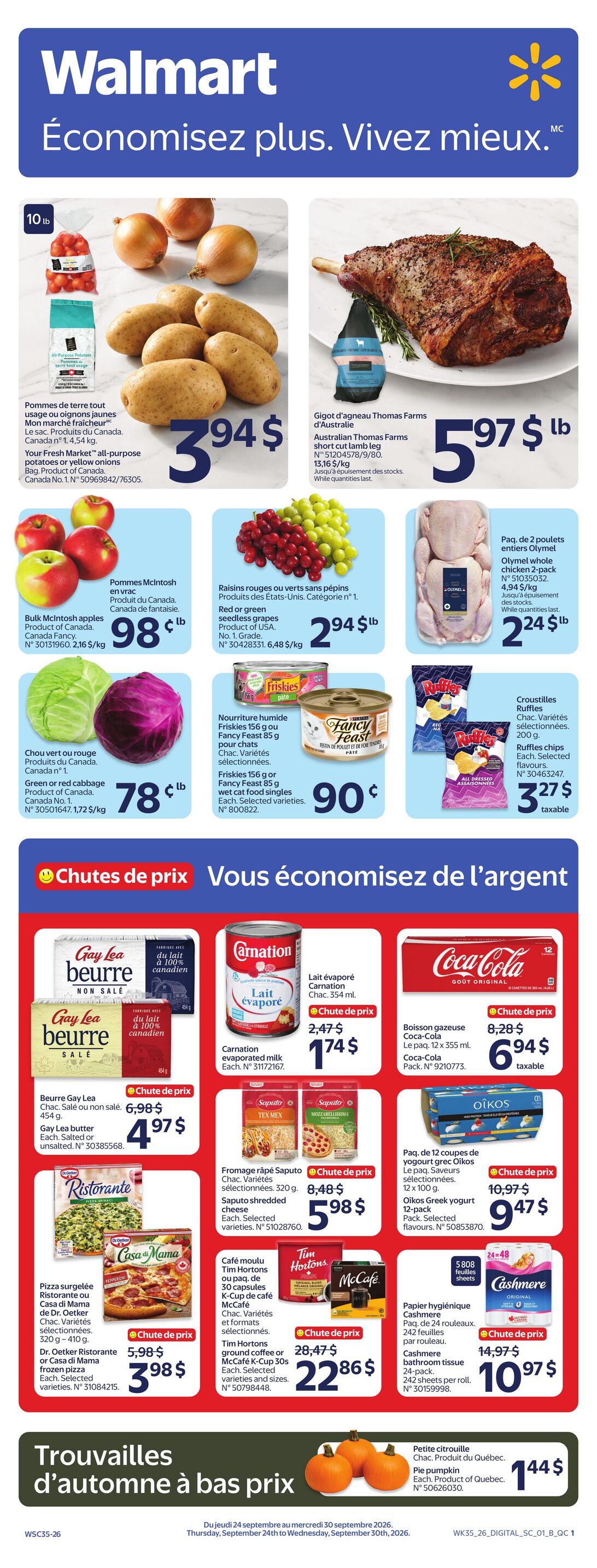 Circulaire Walmart 24.09.2026