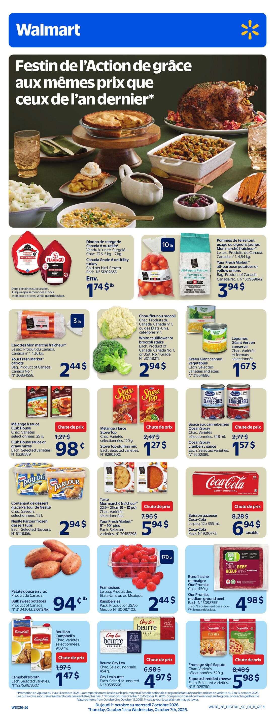Circulaire Walmart 01.10.2026