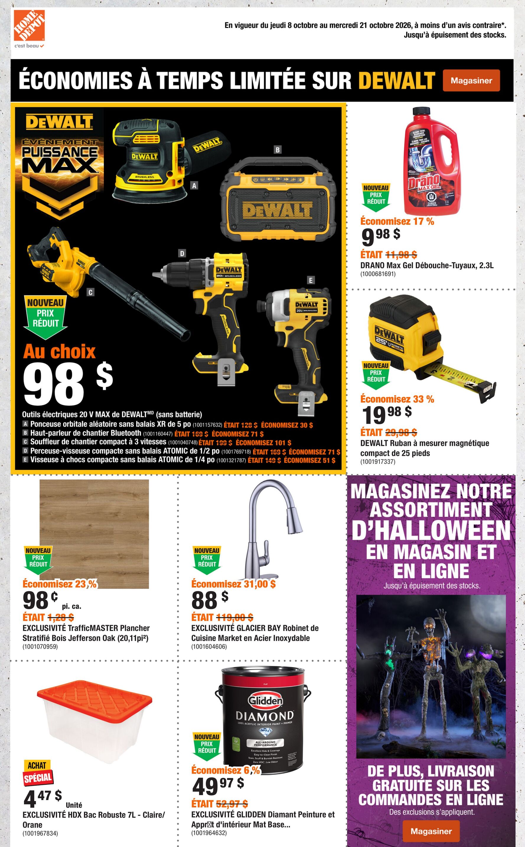 Home Dépôt Circulaire