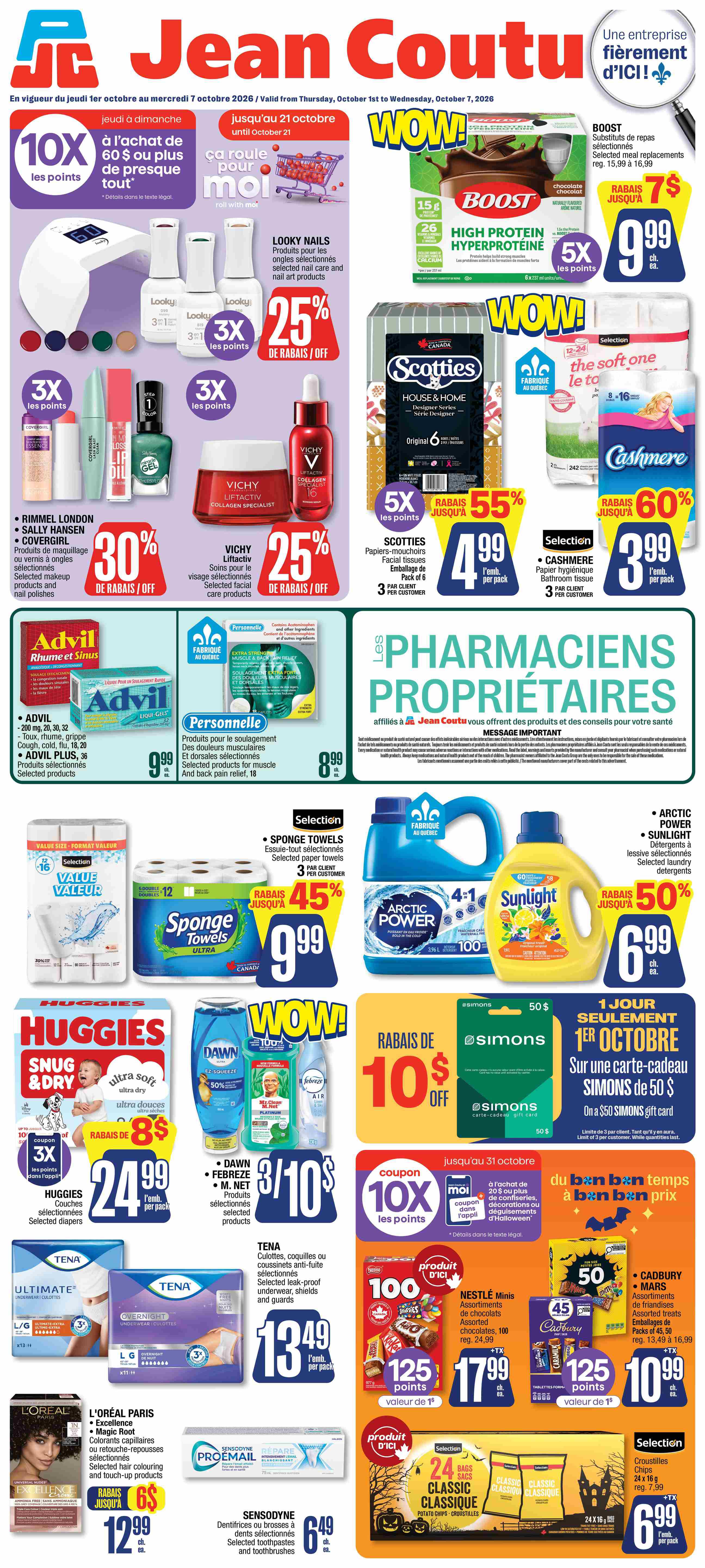 Circulaire Jean Coutu 01.10.2026